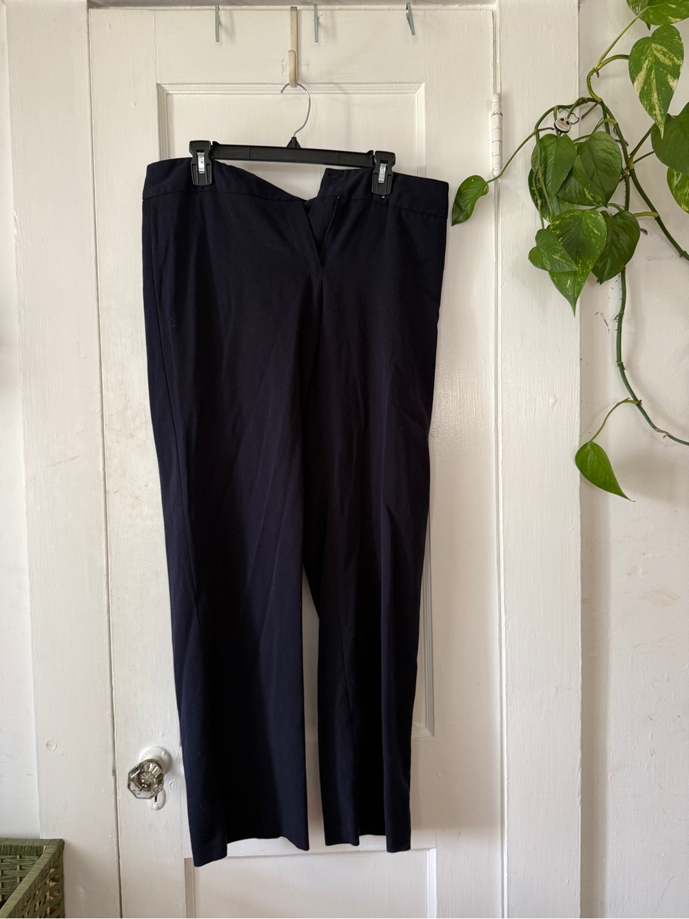 Pantology 10P stretch dress pants dark blue